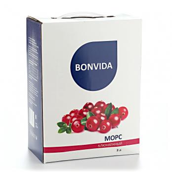 Морс BONVIDA Клюквенный bag in box 3L