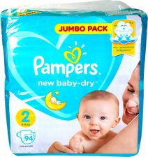 Подгузники PAMPERS New baby-dry Mini 4-8кг 94шт