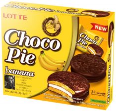 Пирожное LOTTE Choco Pie Банан 336г