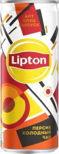 Напиток безалкогольный LIPTON Холодный чай Персик негаз ж/б 0.25L