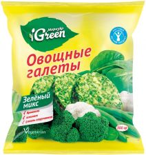 Овощные галеты МОРОЗКО GREEN Зеленый микс 300г