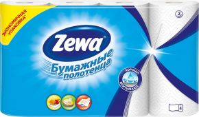Бумажные полотенца ZEWA Кухонные 4шт