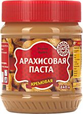 Паста арахисовая АГЕНТ-ПРОДУКТ кремовая Peanut Butter 340г
