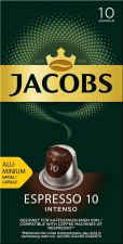 Кофе молотый в капсулах JACOBS натур.жареный Espresso 10 Intenso к/уп 52г