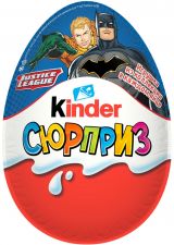 Яйцо шоколадное KINDER Сюрприз из молочного шоколада с игрушкой (Мультфильмы) 20г