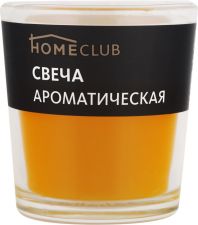 Свеча HOMECLUB аромат. в стакане манго (Россия) HOME CLUB аромат. в стакане манго