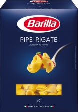 Макароны BARILLA Pipe Rigate n.91 гр. А в/с 450г