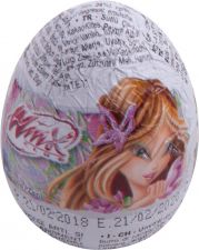 Яйцо шоколадное LUIGI ZAINI Винкс с сюрпризом 20г